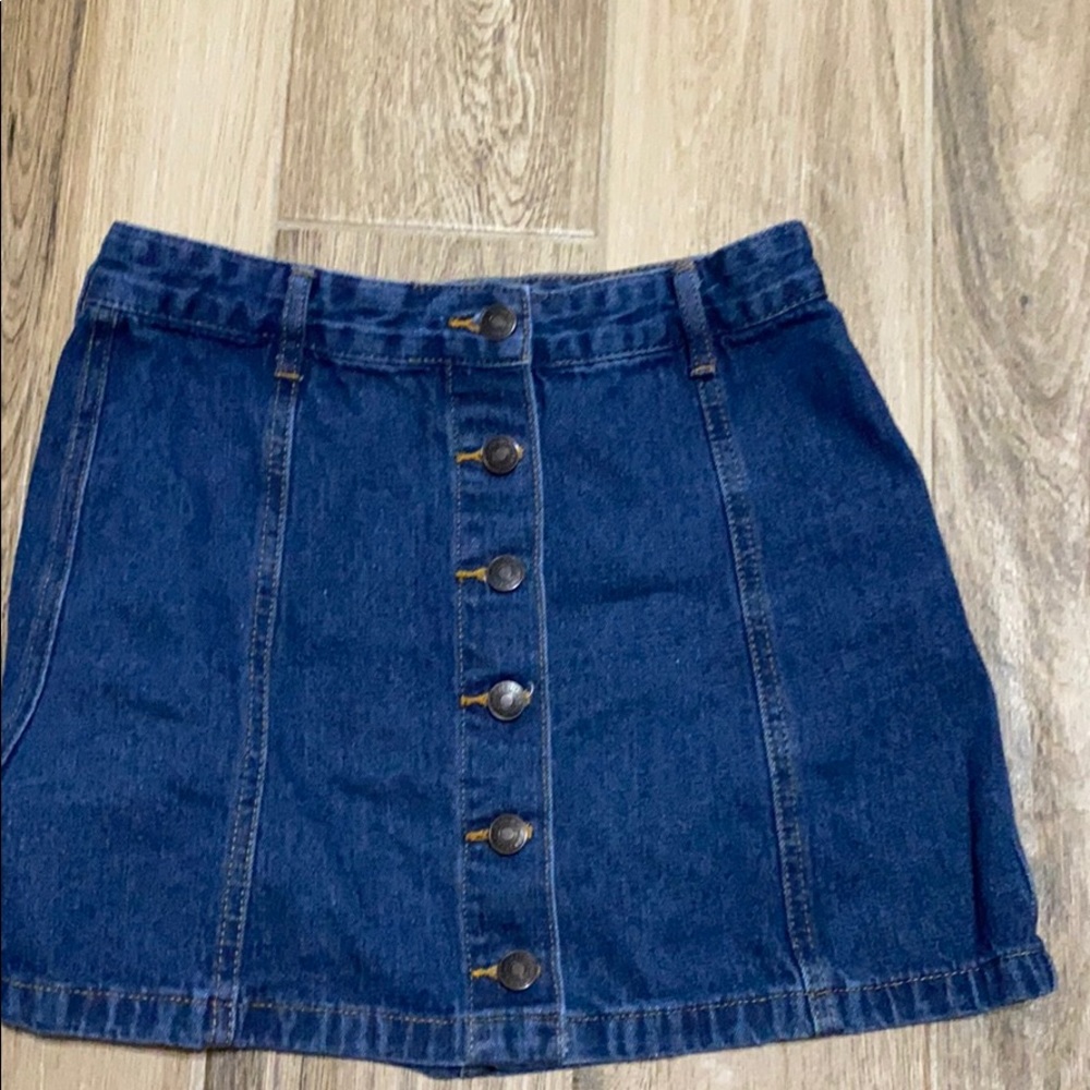 jean skirt